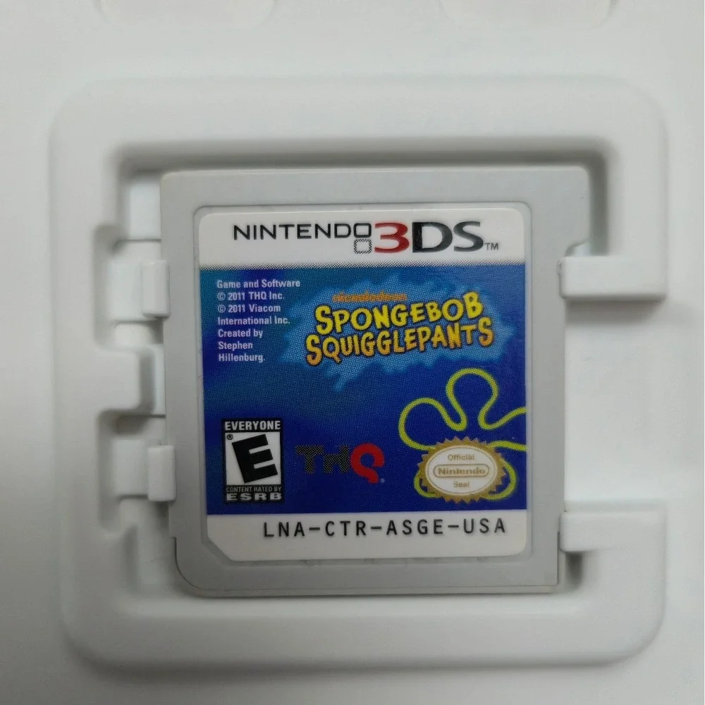 SpongeBob SquigglePants 3D & Truth or Square - Nintendo DS - 2 Games Tested